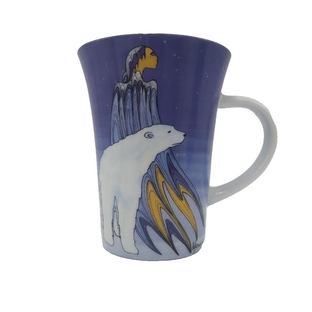 Oscardo Porcelain Mug-Mother Winter-Artist Maxine Noel